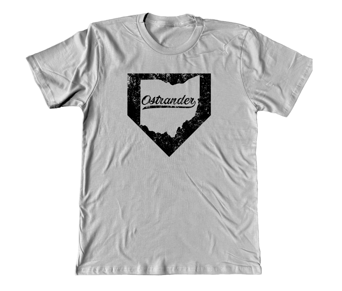 Ostrander OH Home Plate Unisex Short Sleeve Tee