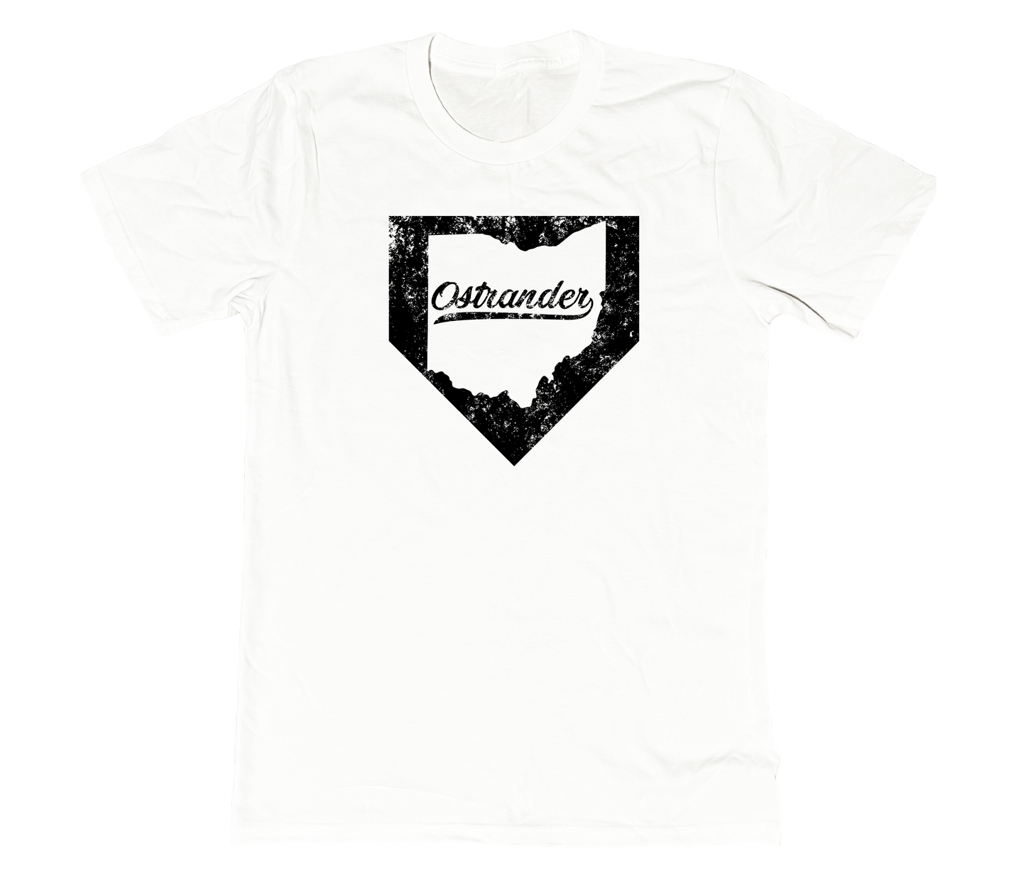 Ostrander OH Home Plate Unisex Short Sleeve Tee