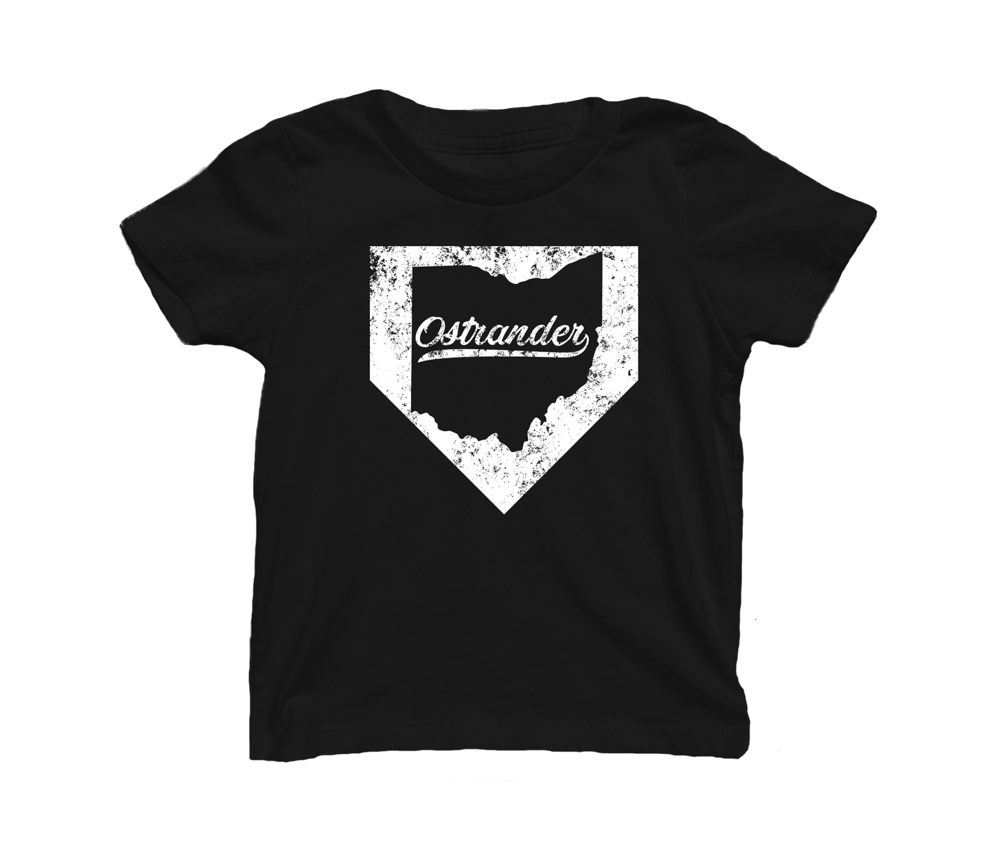 Ostrander OH Home Plate Toddler & Youth Short Sleeve T-shirt