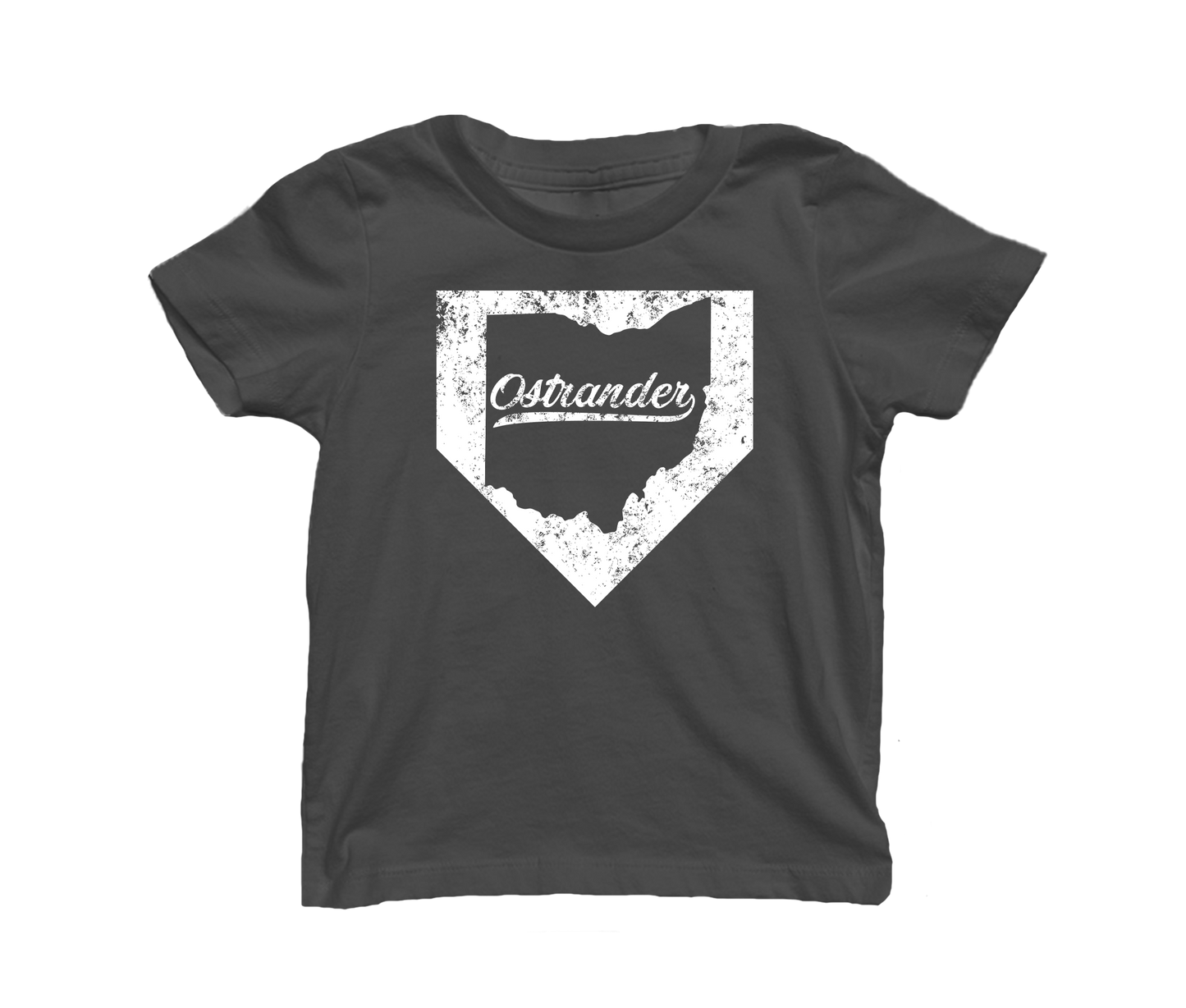 Ostrander OH Home Plate Toddler & Youth Short Sleeve T-shirt