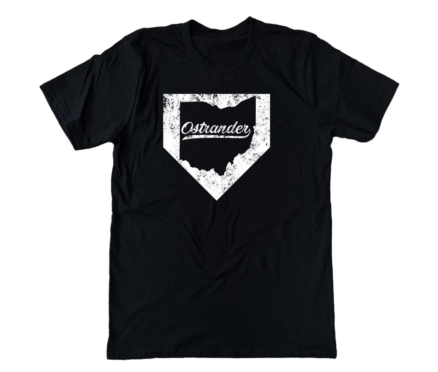 Ostrander OH Home Plate Unisex Short Sleeve Tee