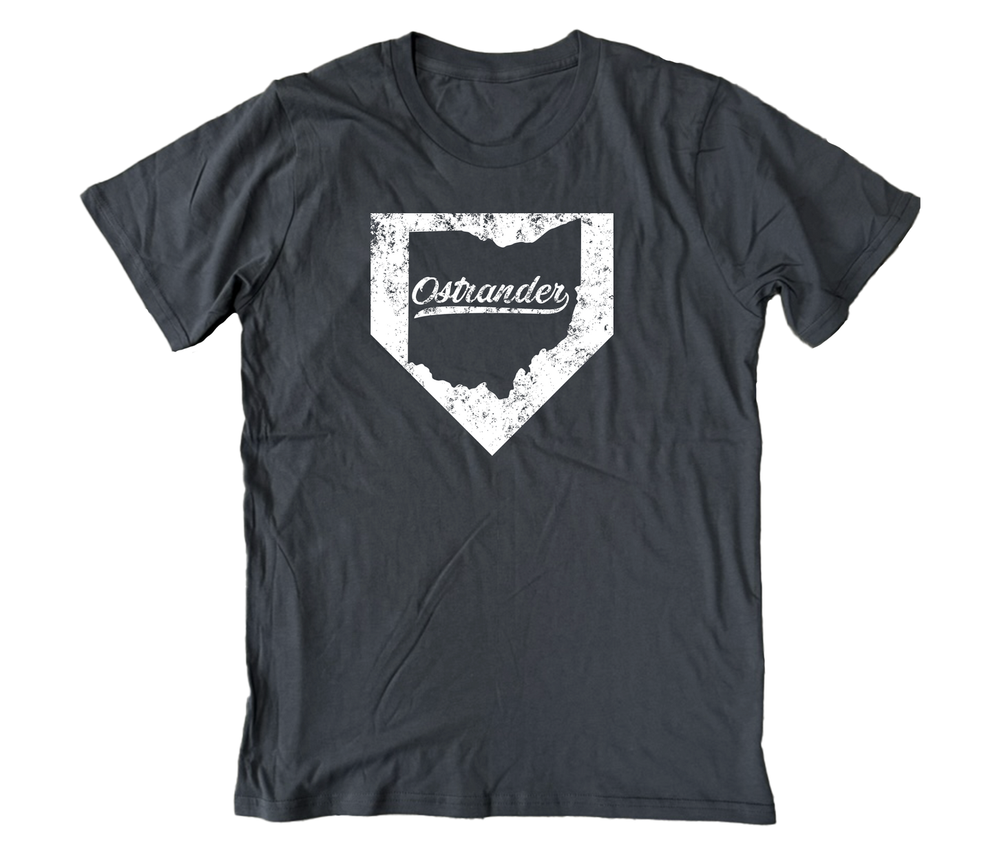 Ostrander OH Home Plate Unisex Short Sleeve Tee