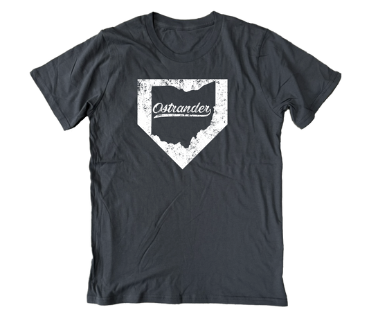 Ostrander OH Home Plate Unisex Short Sleeve Tee