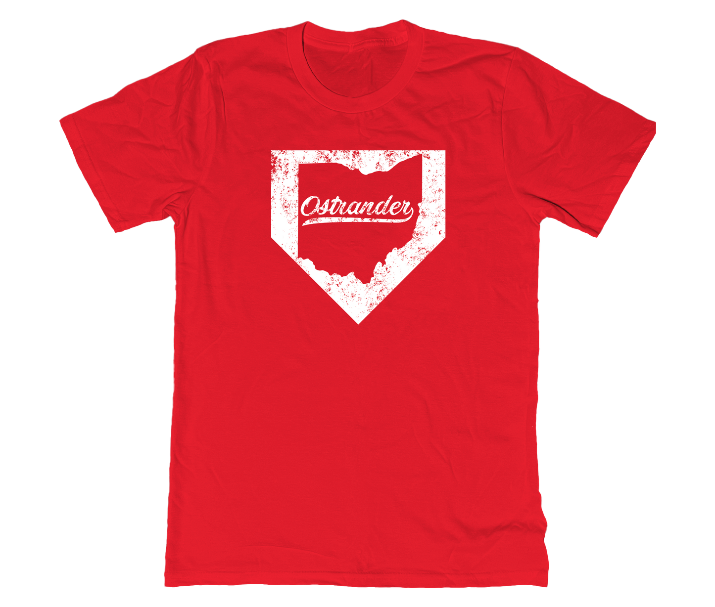 Ostrander OH Home Plate Unisex Short Sleeve Tee