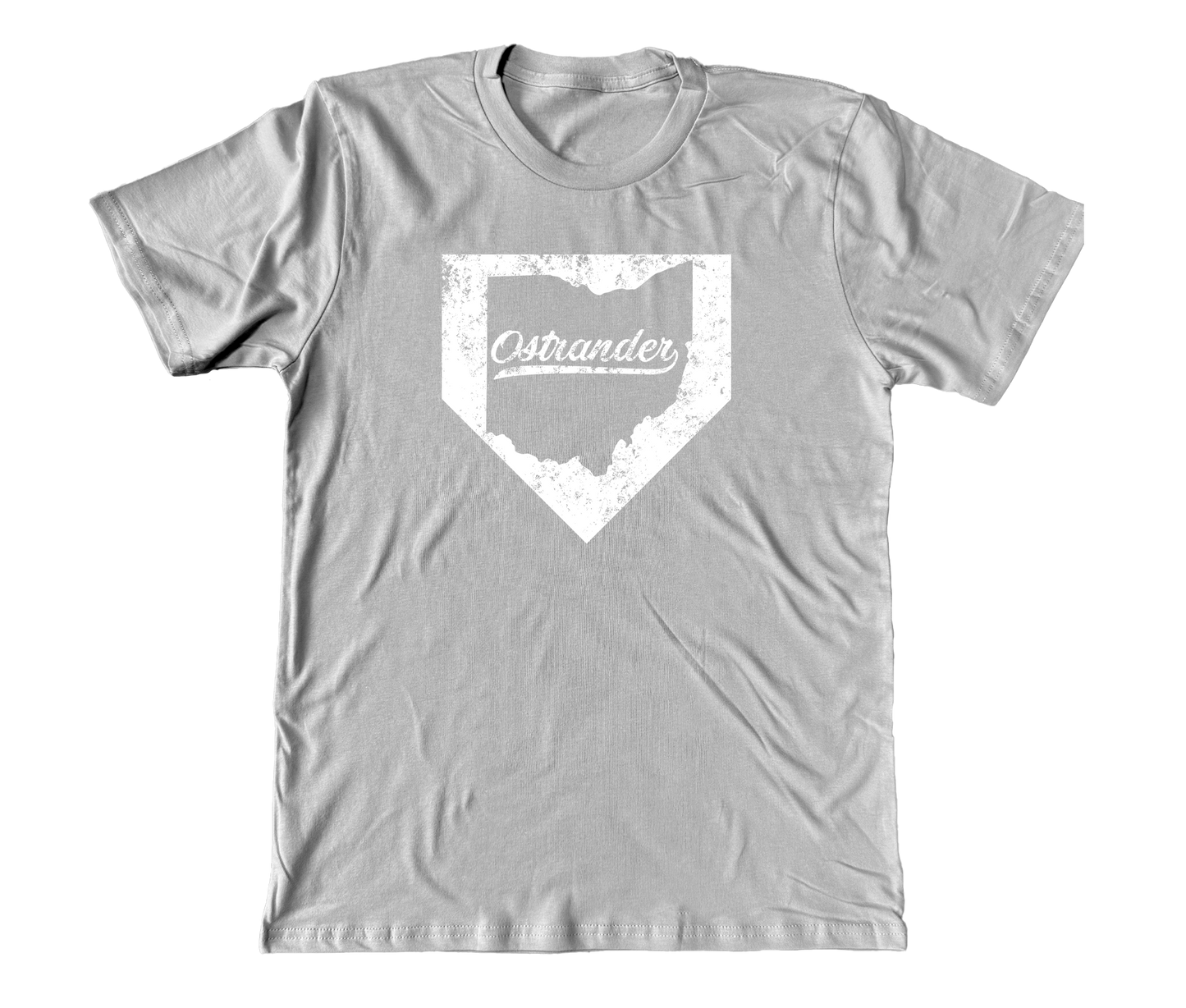 Ostrander OH Home Plate Unisex Short Sleeve Tee