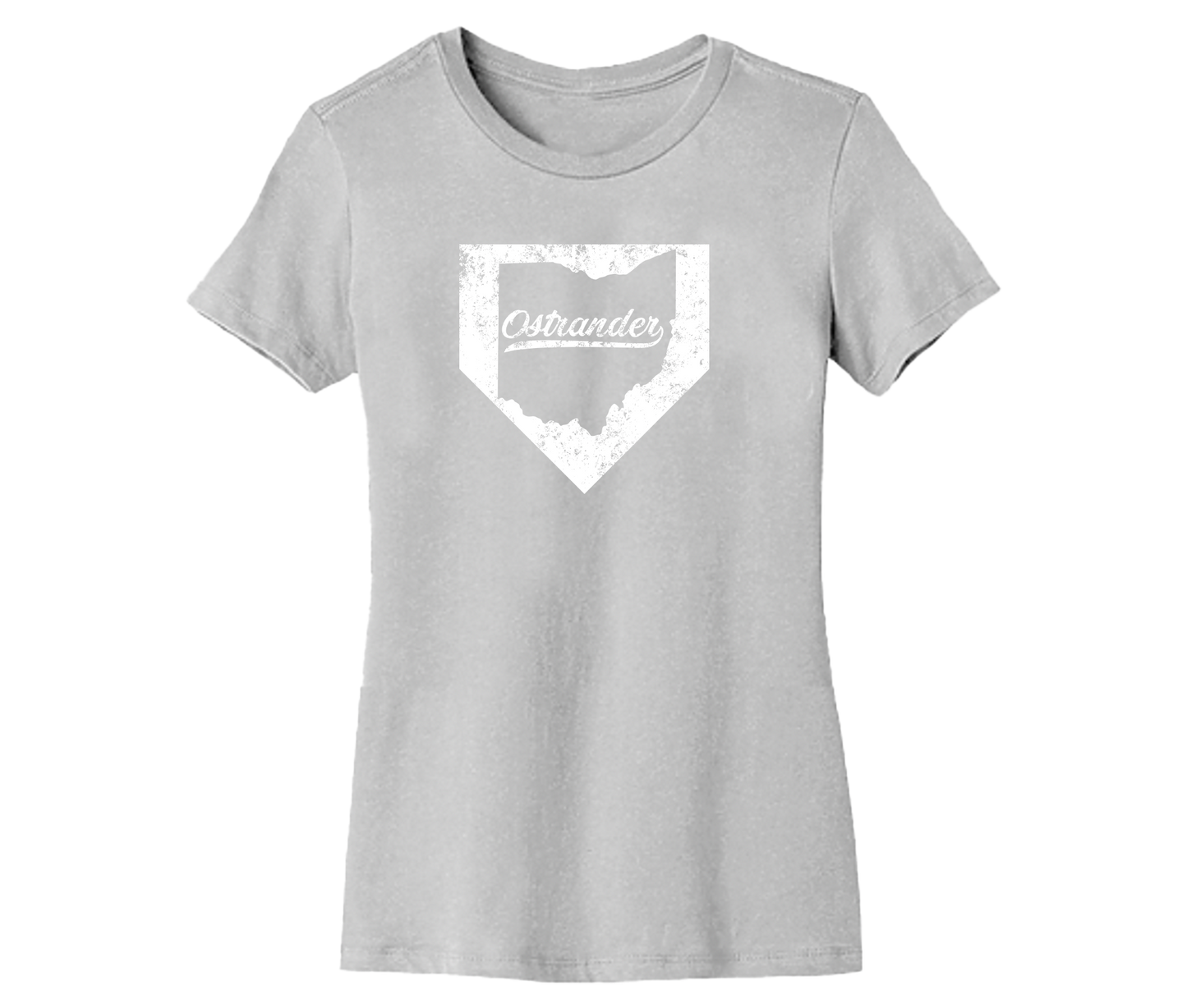 Ostrander OH Home Plate Women's Short Sleeve Tee