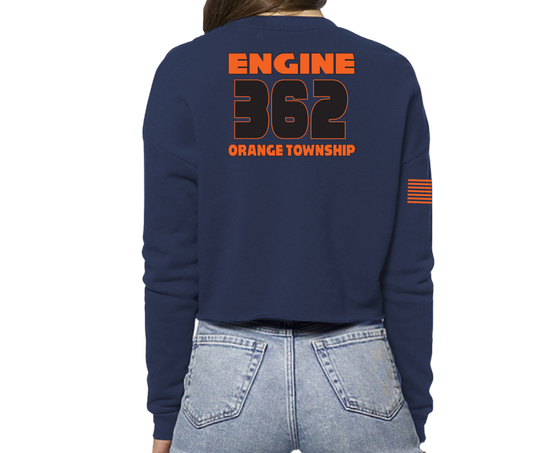 OTFD Engine 362 Women's Crop Crew Sweatshirt