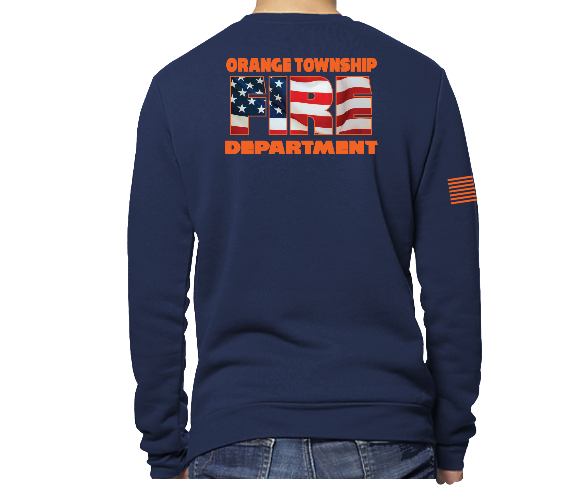 OTFD Flag Unisex Crew Sweatshirt – American Made Custom Apparel