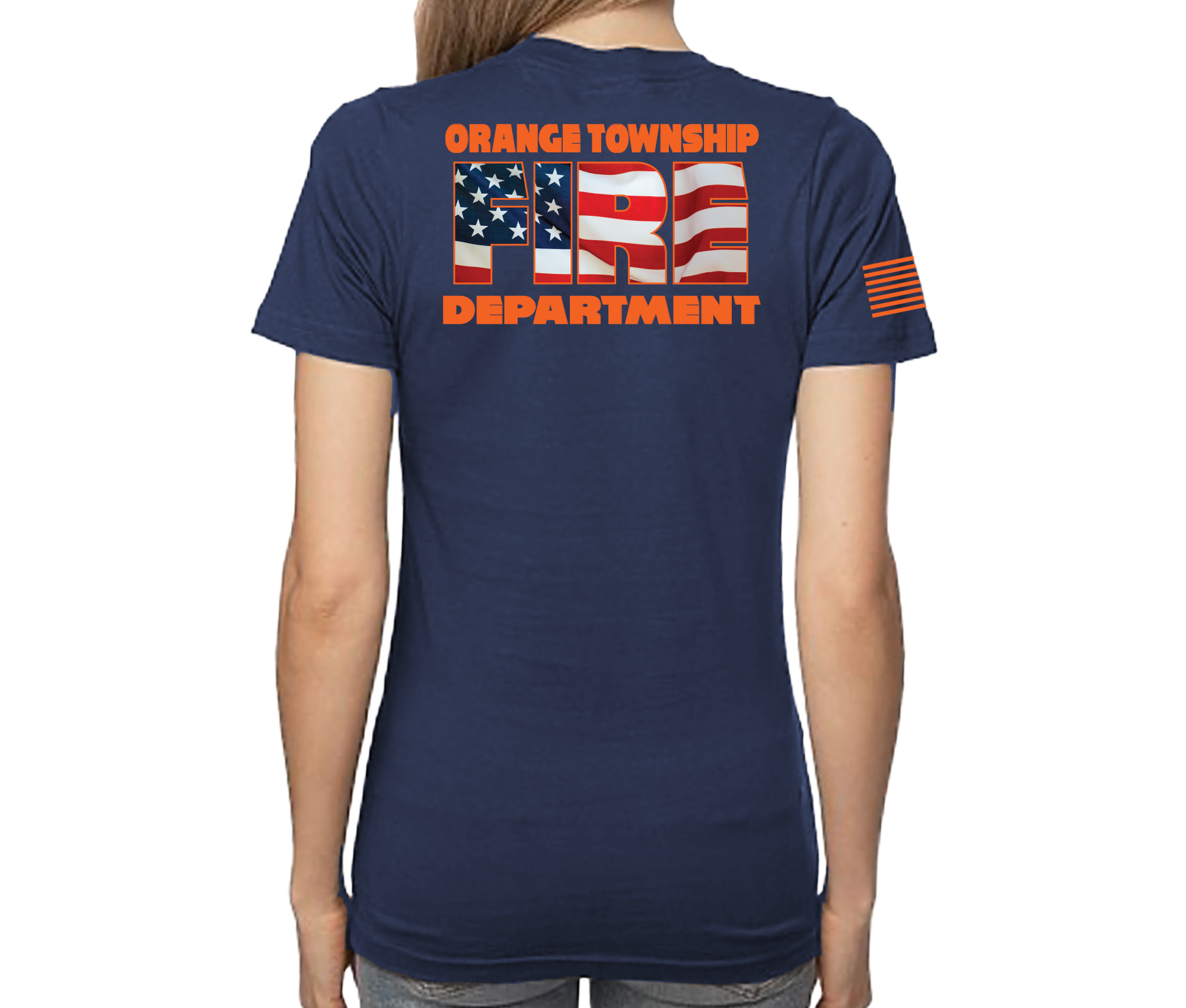 OTFD Flag Women's Short Sleeve Tee – American Made Custom Apparel