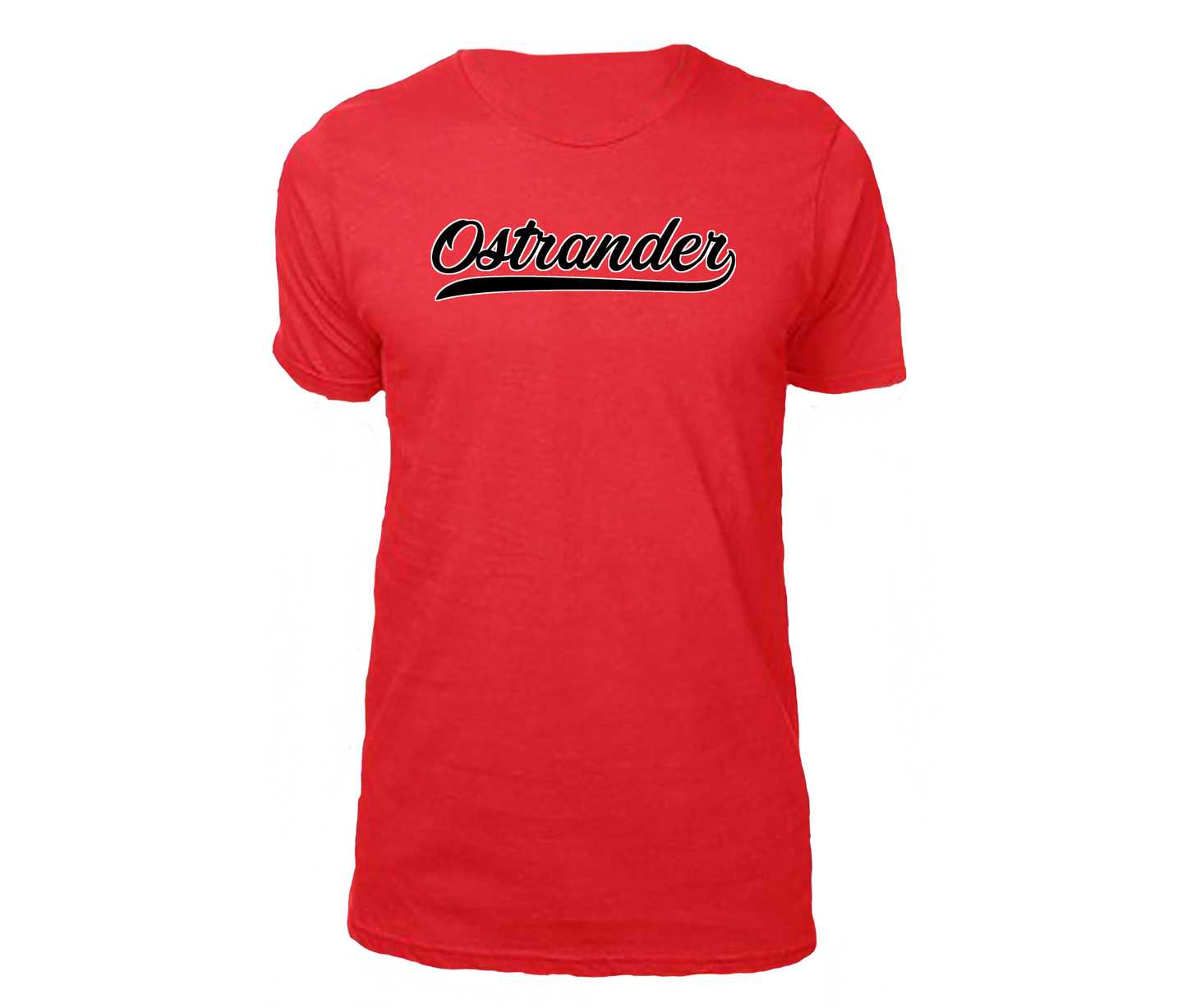 Ostrander Script Unisex Athletic T-shirt